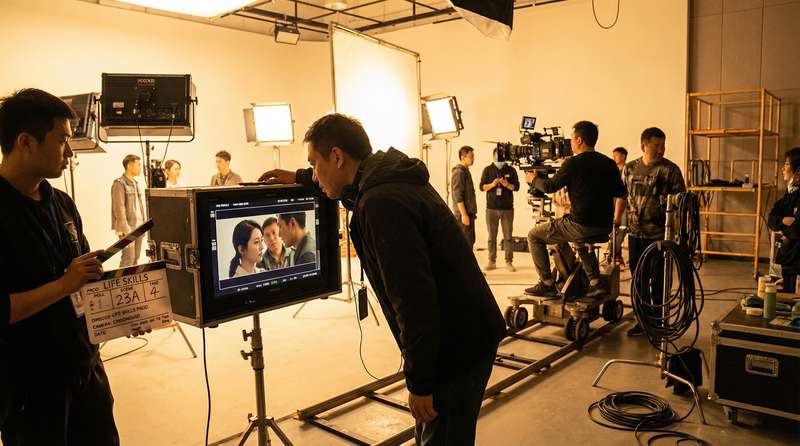 麻豆网站影视传媒制作现场